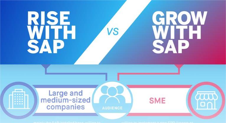 GROW with SAP和RISE with SAP有什么不同？
